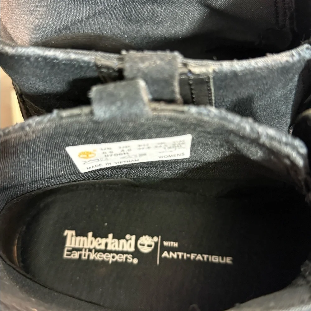 Timberland Black Leather Women’s Boots Size 6.5